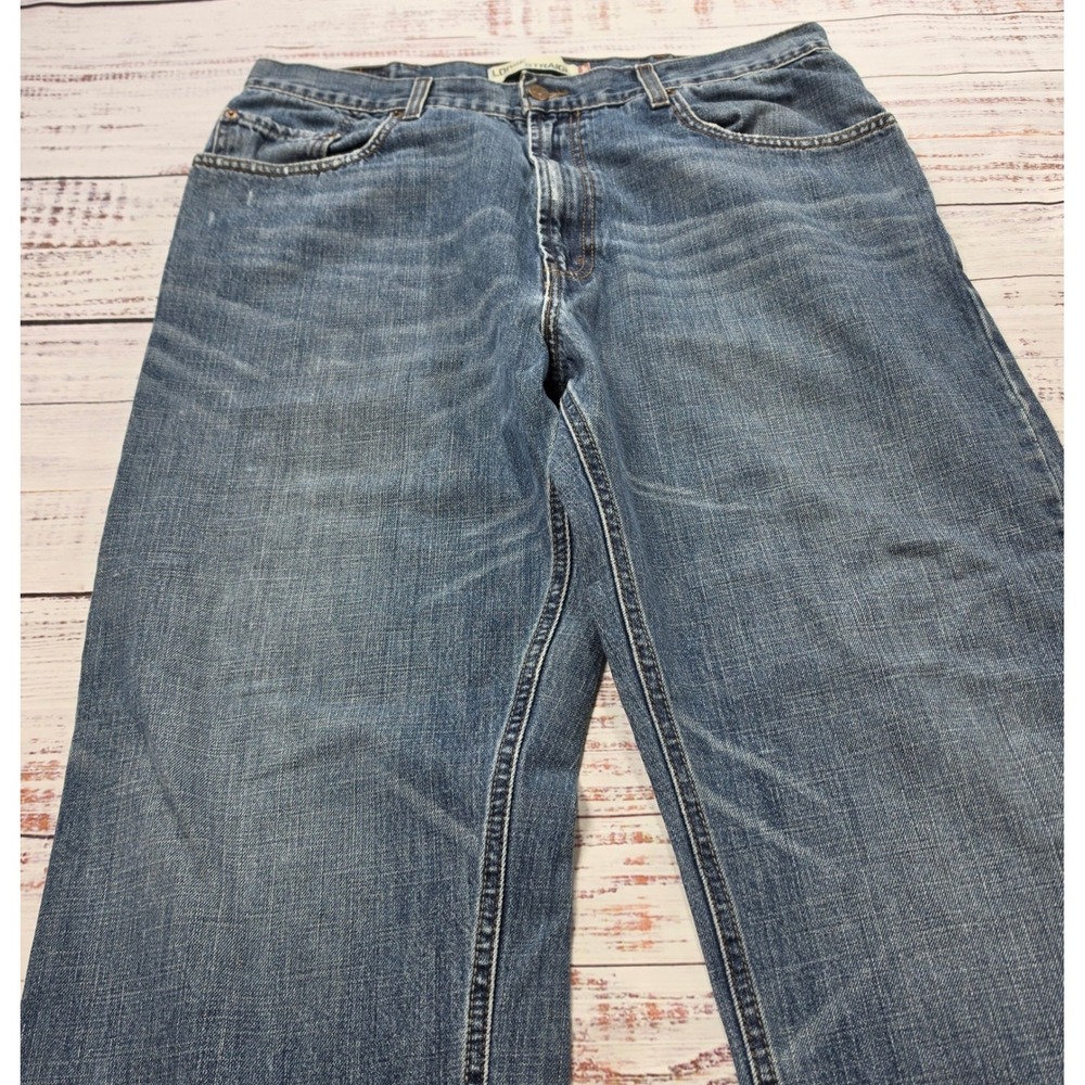 Levis 569 Loose Straight Jeans‎ Mens 38x30 Blue Good Denim Faded Pants